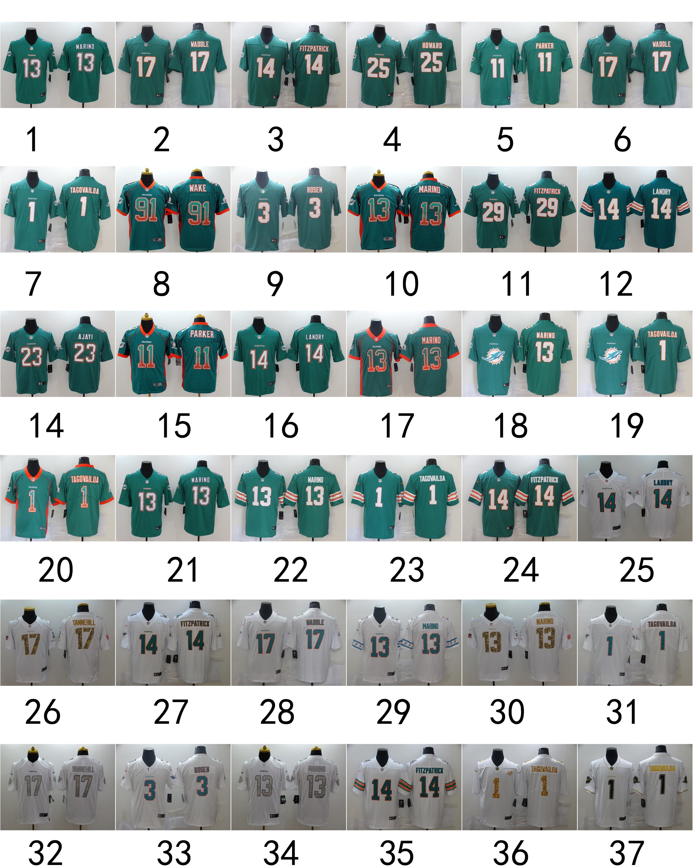 Size S--M-- Miami Dolphins Jersey Part 1