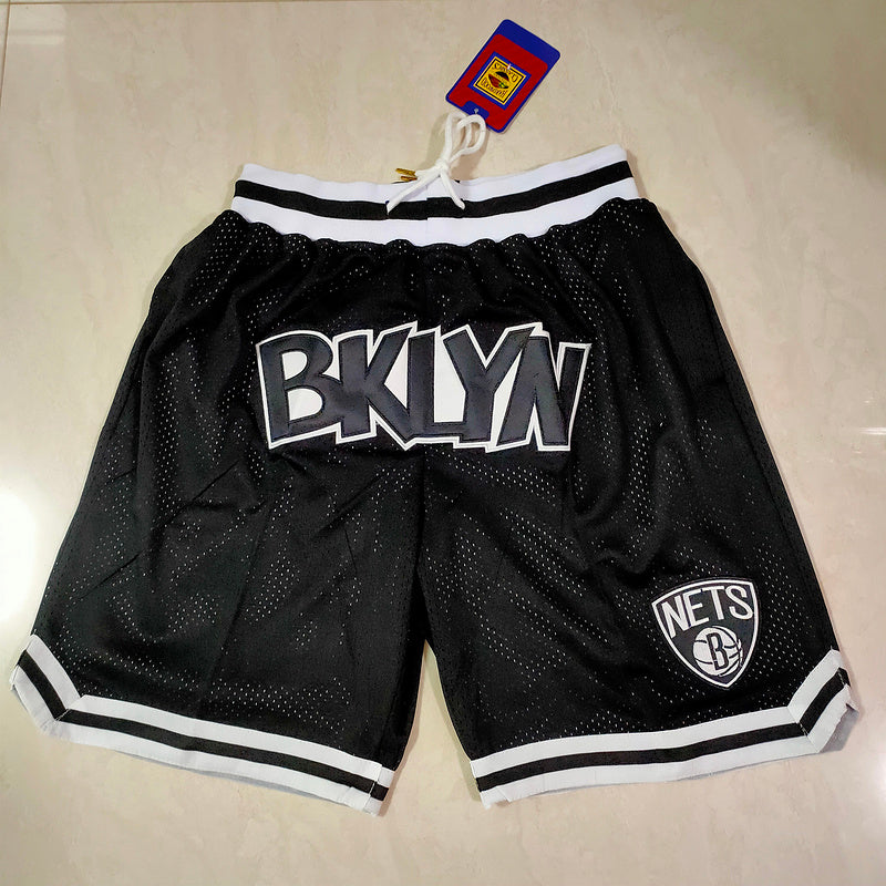 Shorts Size :S-M-L-XL--XXL--3XL--Brooklyn Nets Shorts