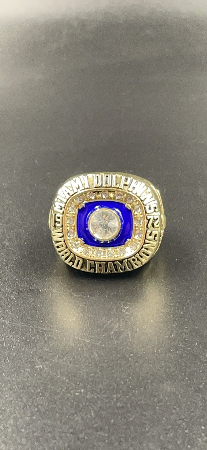 NFL 1972 1973 Miami Dolphins Championship Rings