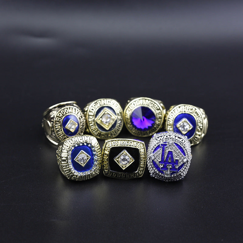 1959 1955 1963 1965 1981 1988 2020 （Whole player name )LA World Series Rings Set with Box