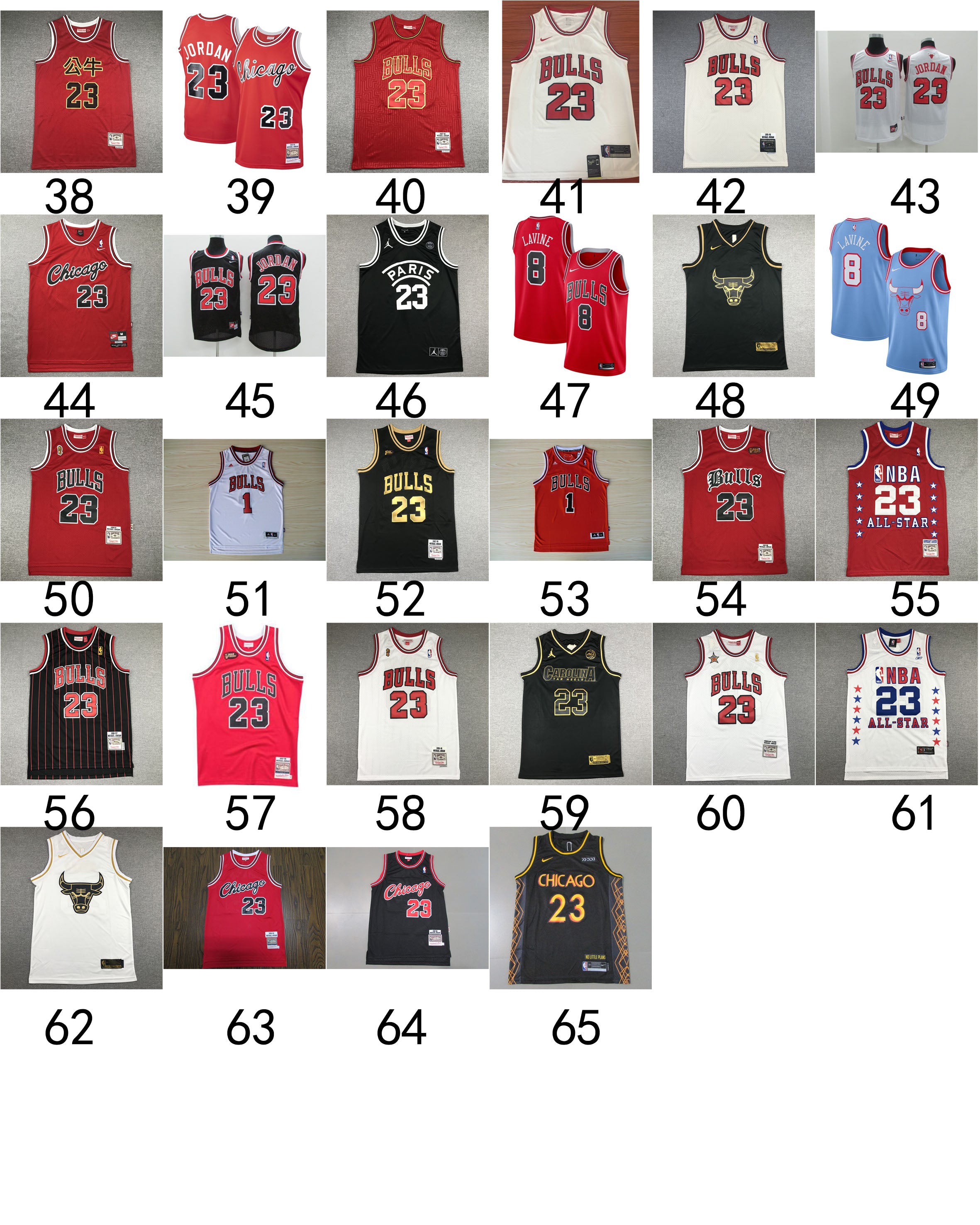 Size :XXL---2022 Newest Dropshipping Chicago 11 DeRozan 44 williams City Bull tee fans shirt jersey Custom Blank version