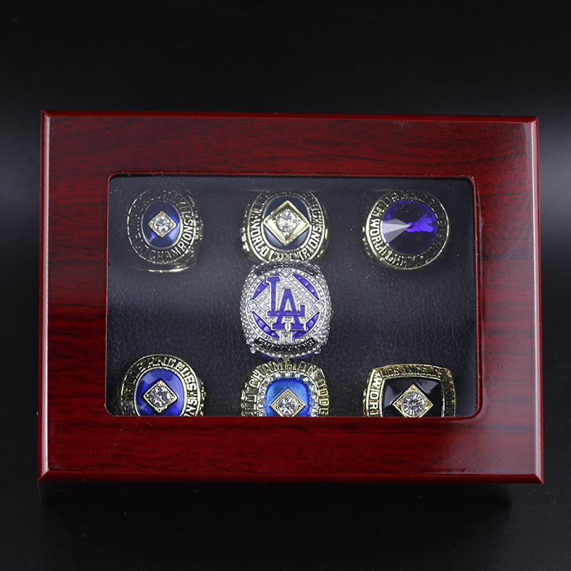 1959 1955 1963 1965 1981 1988 2020 （Whole player name )LA World Series Rings Set with Box