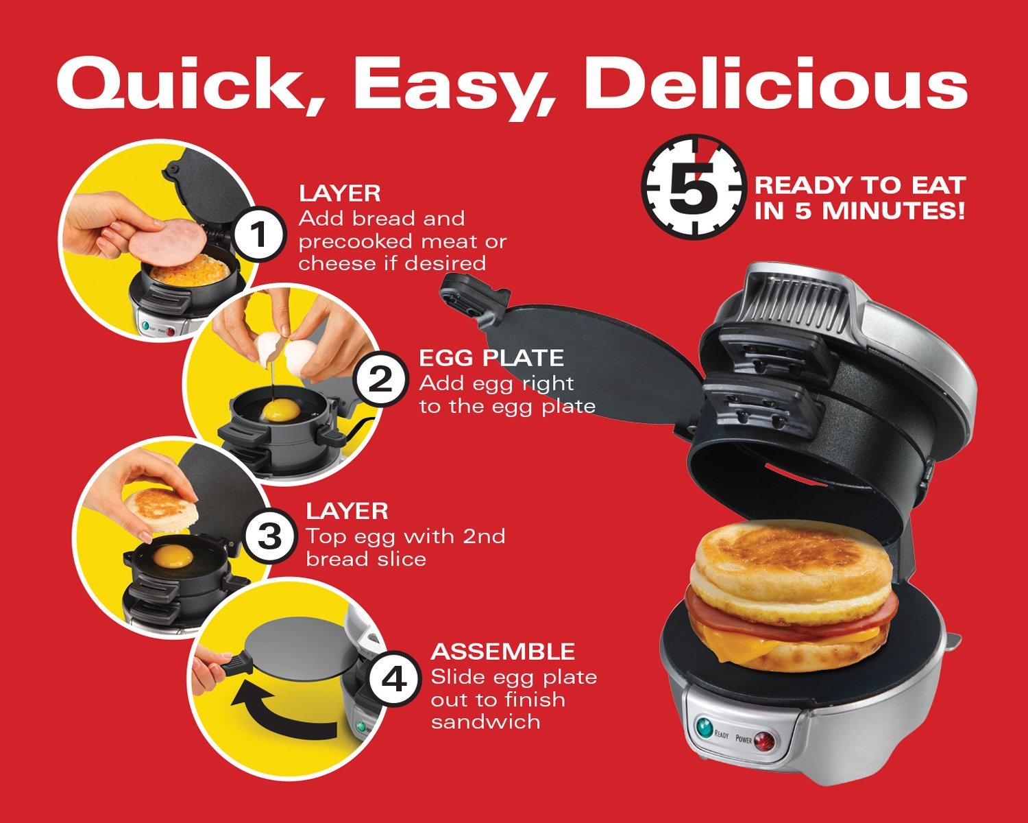 XP-020 Breakfast Sandwich Maker