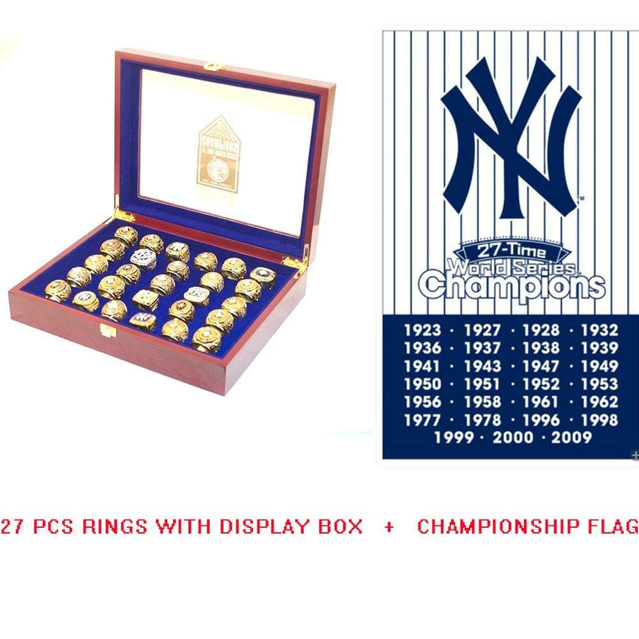 MLB New York Yankees World Series 27 Rings Championship Rings Set