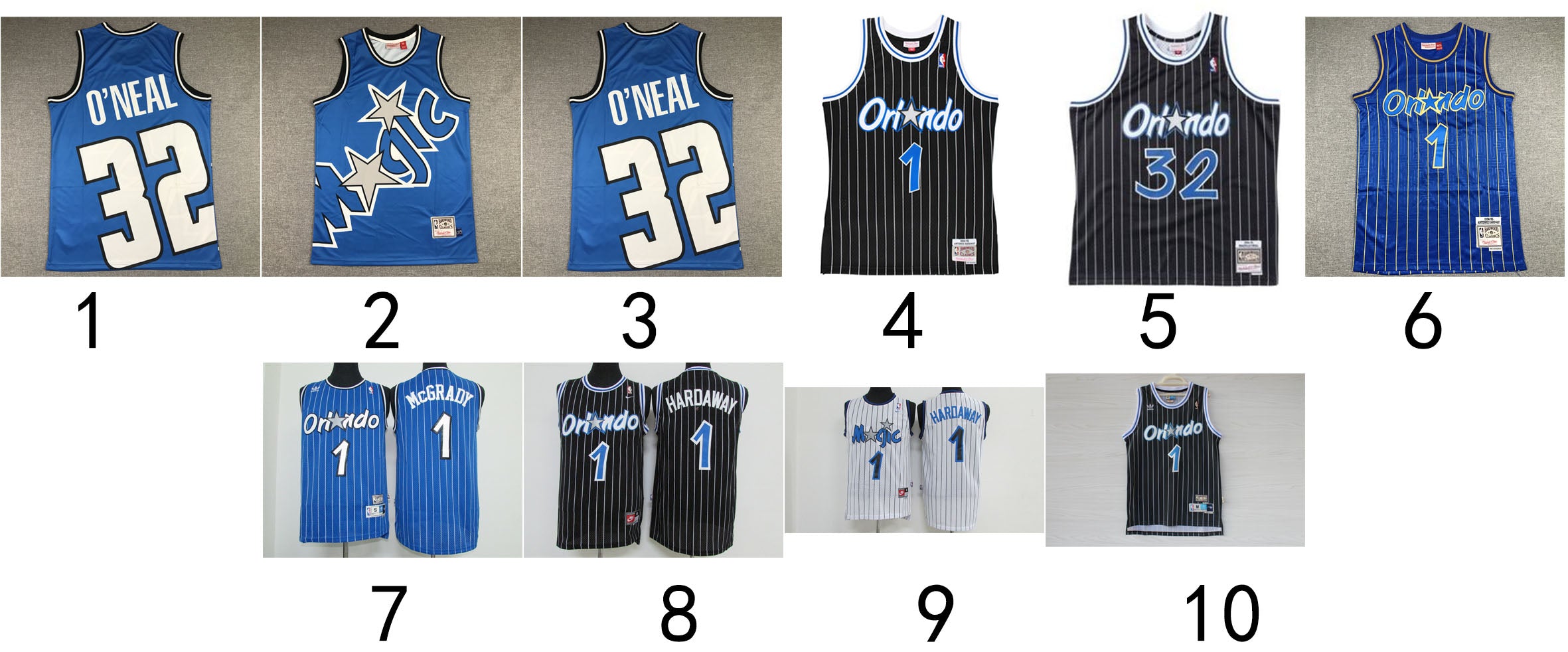 Size :S-M-L-XL--XXL -Florida Orlando Magic Jersey