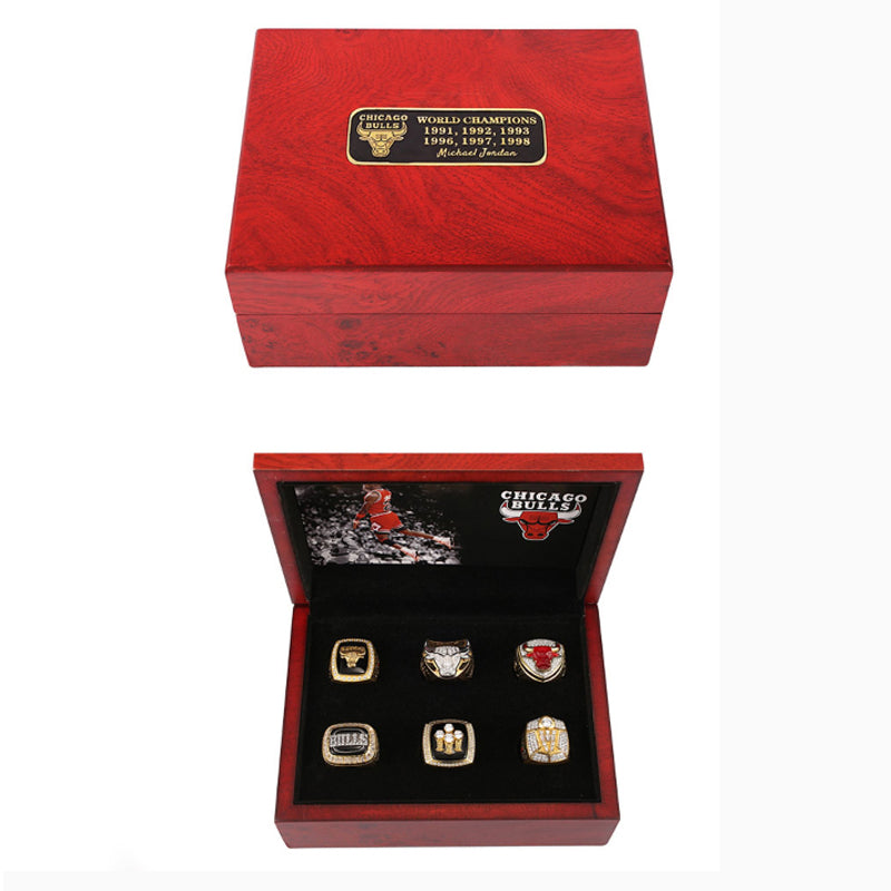 Top Quality NBA Chicago championship rings 1991 1992 1993 1996 1997 1998