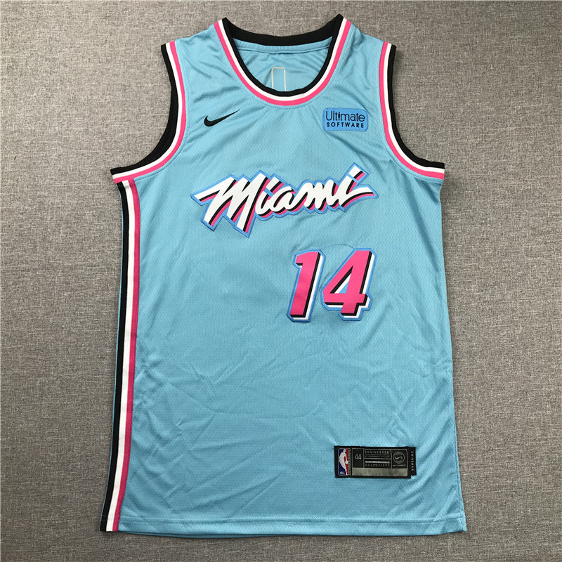 Size :S-M-L --13 bam Adebayo 03 Dwyane wade 22 jimmy butler Miami heat basketball vice jersey