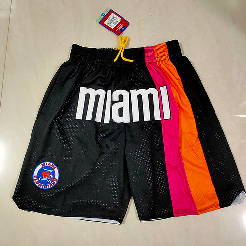 Size :S-M-L-XL-XXL-3XL--Miami heat shorts