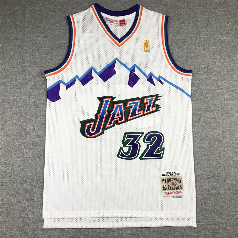 Size :S-M-L-XL--XXL - 45 donovan mitchell 12 john stockton utah jazz purple mountain jersey