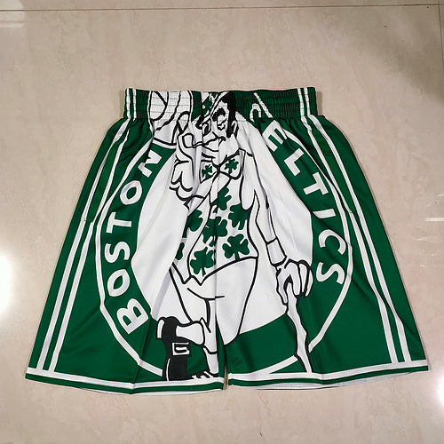 Size :S-M-L-XL-XXL-3XL---Basketball Boston Celtic Shorts