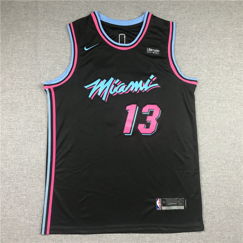 Size :S-M-L --13 bam Adebayo 03 Dwyane wade 22 jimmy butler Miami heat basketball vice jersey