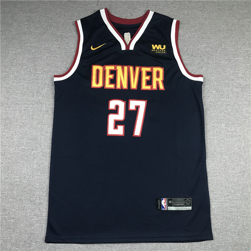 Size :S-M-L-XL- dropshipping 2021 Player 1 michael porter jr 15 carmelo anthony denver nuggets rainbow city jersey