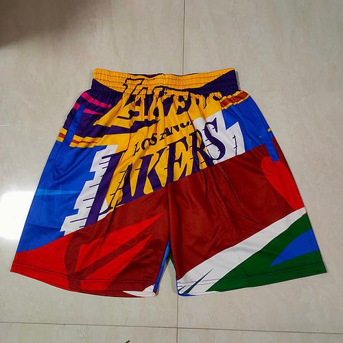 Size :S-M---Lakers Jersey Shorts