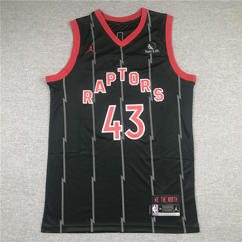 Size :Ｓ-M--Toronto Raptors Edition #23 FRED VANVLEET #43 PASCAL SIAKAM #4 SCOTTIE BARNES