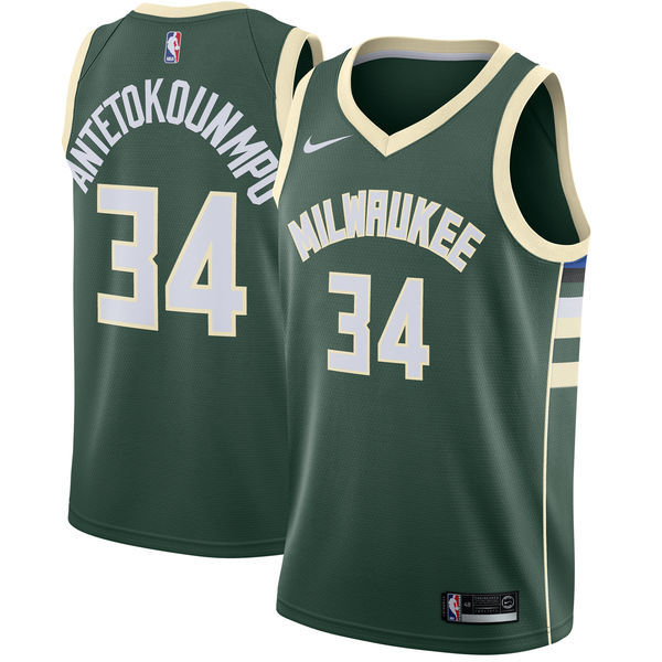 Size :S-M-L-XL--XXL --giannis antetokounmpo swingman milwaukee bucks player 34 jersey embroidery