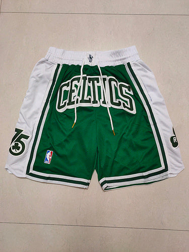 Size :S-M-L-XL-XXL-3XL---Basketball Boston Celtic Shorts