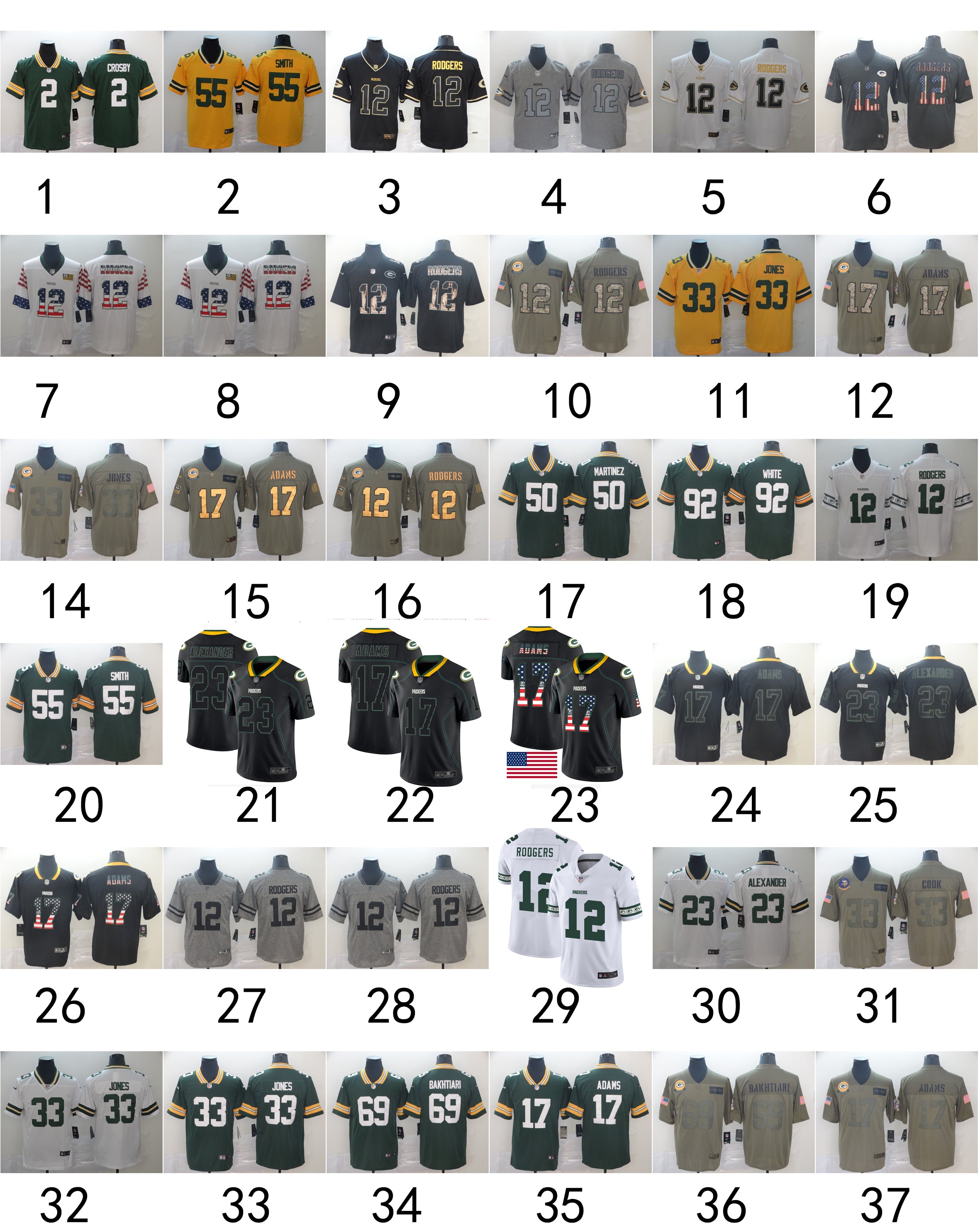 Size S---Green Bay Packers Jersey Part 2