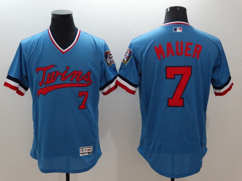 Size XL--XXL--3XL  MLB  Minnesota Twins Jersey