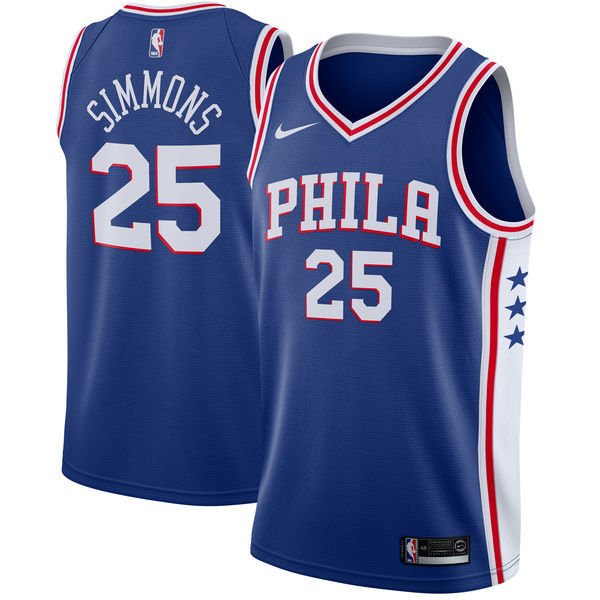 Size :Ｓ-M-L  --Philadelphia 76ers jersey Dropshipping mens basketball sixer city 25 ben simmons 76ers