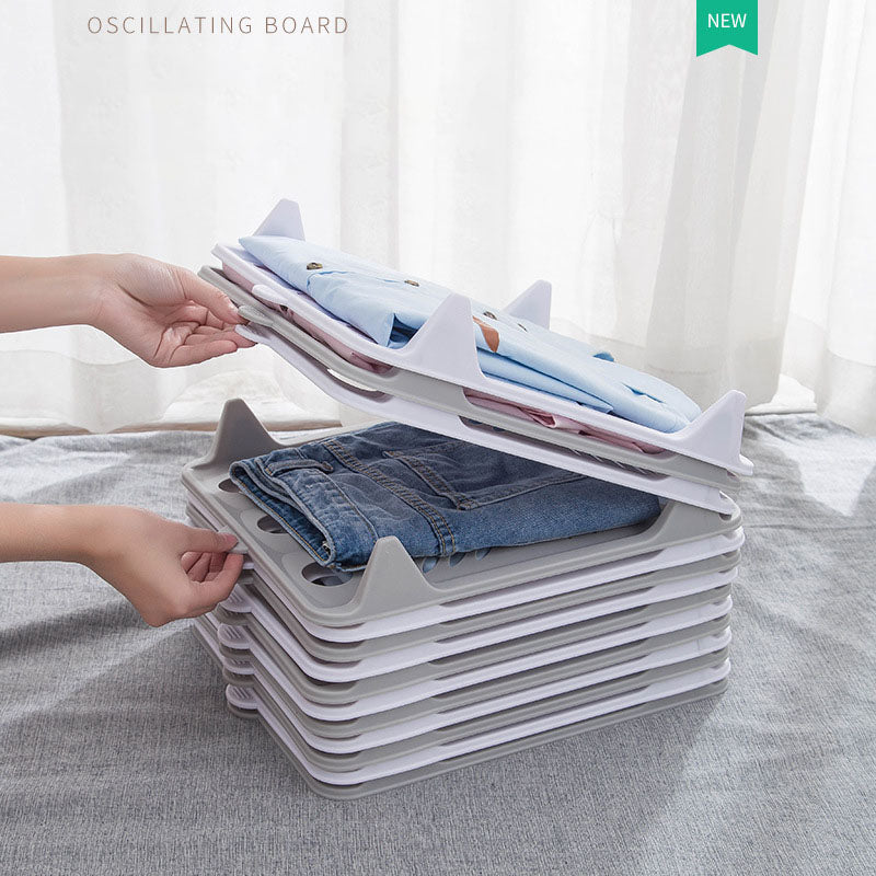 XP-006 10 PCS" - T Shirt Organizer Closet Organizer Clothing Trays - 10 Pack Durable Stackable Shirt Receipt Board Shirt Dividers File Organizer Clothes Organization System