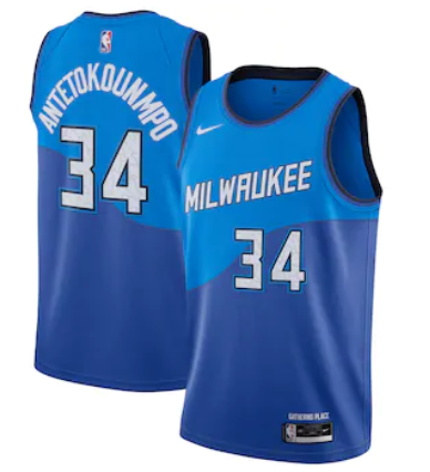 Size :S-M-L-XL--XXL --giannis antetokounmpo swingman milwaukee bucks player 34 jersey embroidery