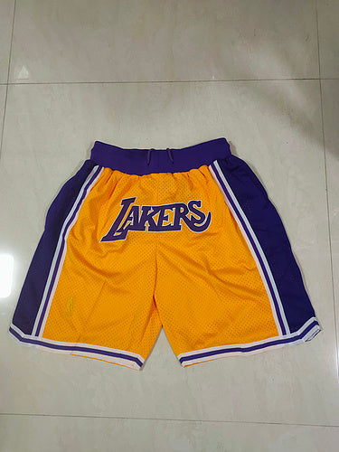 Size :S-M---Lakers Jersey Shorts