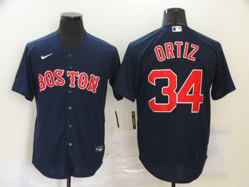 Size S--M--L--XL--XXL--3XL -MLB Boston Red Sox Jersey