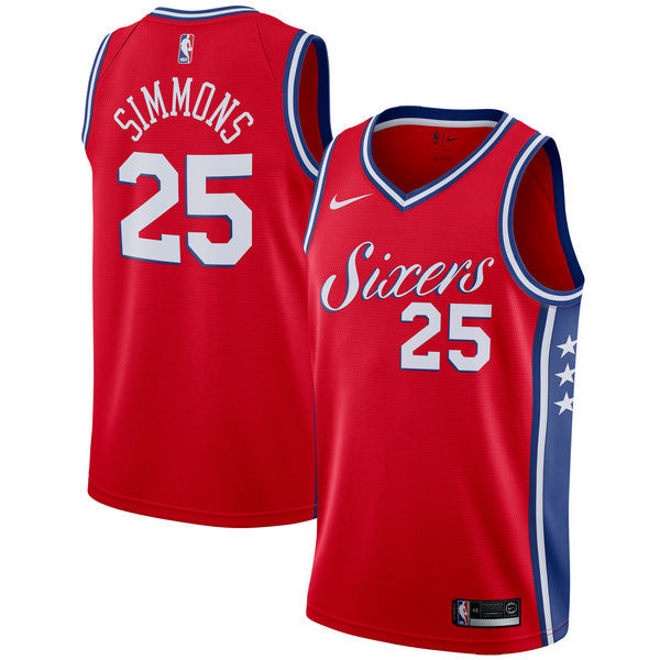 Size :Ｓ-M-L  --Philadelphia 76ers jersey Dropshipping mens basketball sixer city 25 ben simmons 76ers