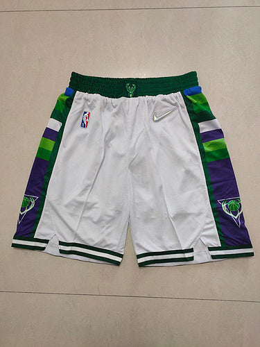 Shorts Size :S-M-L-XL-XXL-3XL --milwaukee bucks player Bucks Shorts