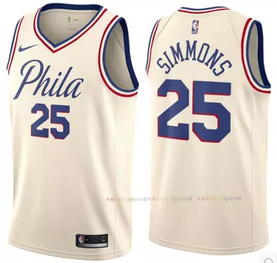 Size :Ｓ-M-L  --Philadelphia 76ers jersey Dropshipping mens basketball sixer city 25 ben simmons 76ers