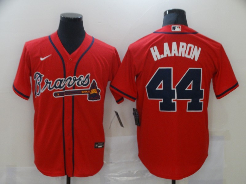 Size S--M--L--XL--XXL--3XL  MLB Atlanta Braves Jersey