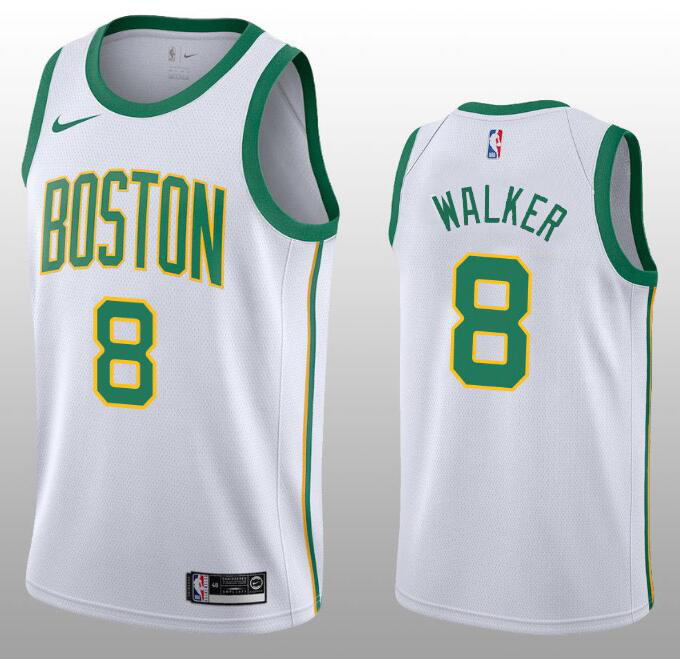 Size :Ｓ---Basketball Boston Celtic new jersey 00 Jayson Tatum white black 07 Jaylen brown