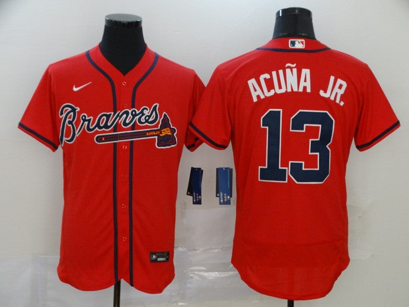 Size S--M--L--XL--XXL--3XL  MLB Atlanta Braves Jersey