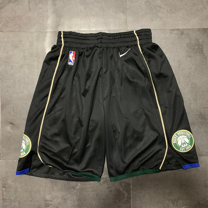 Shorts Size :S-M-L-XL-XXL-3XL --milwaukee bucks player Bucks Shorts