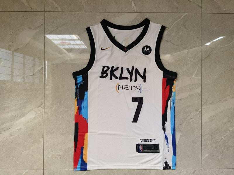 Size :Ｓ---brooklyn net KD high-quality basketball jersey 7 kevin durant 11 kyrie irving 13 james harden