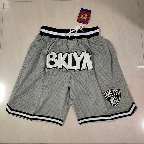 Shorts Size :S-M-L-XL--XXL--3XL--Brooklyn Nets Shorts