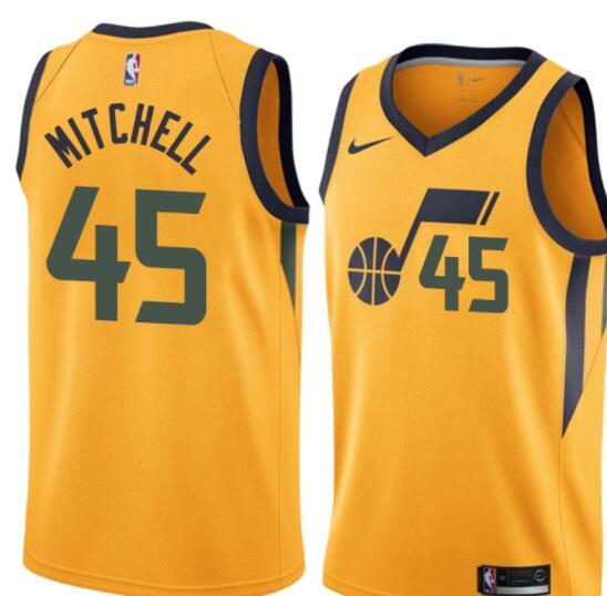 Size :S-M-L-XL--XXL - 45 donovan mitchell 12 john stockton utah jazz purple mountain jersey