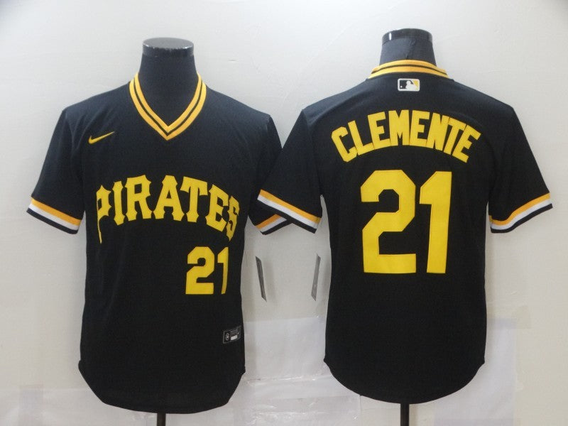 Size S--M--L--XL--XXL--3XL  MLB Pittsburgh Pirates Jersey