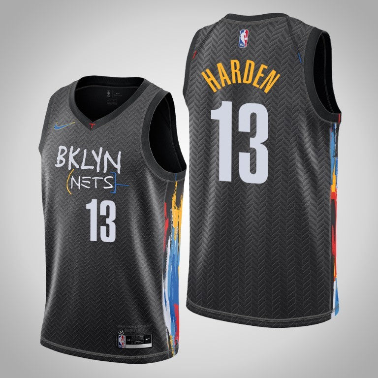 Size :Ｓ---brooklyn net KD high-quality basketball jersey 7 kevin durant 11 kyrie irving 13 james harden