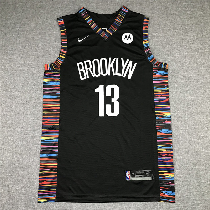 Size :Ｓ---brooklyn net KD high-quality basketball jersey 7 kevin durant 11 kyrie irving 13 james harden