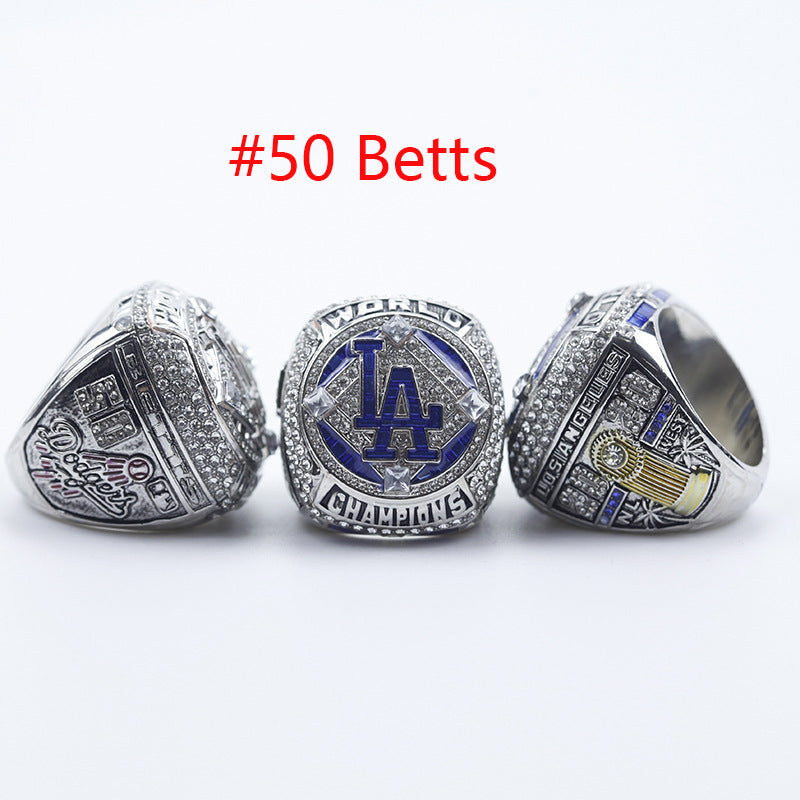 1959 1955 1963 1965 1981 1988 2020 （Whole player name )LA World Series Rings Set with Box