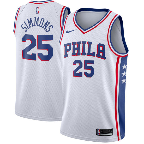 Size :Ｓ-M-L  --Philadelphia 76ers jersey Dropshipping mens basketball sixer city 25 ben simmons 76ers