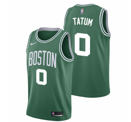 Size :Ｓ---Basketball Boston Celtic new jersey 00 Jayson Tatum white black 07 Jaylen brown