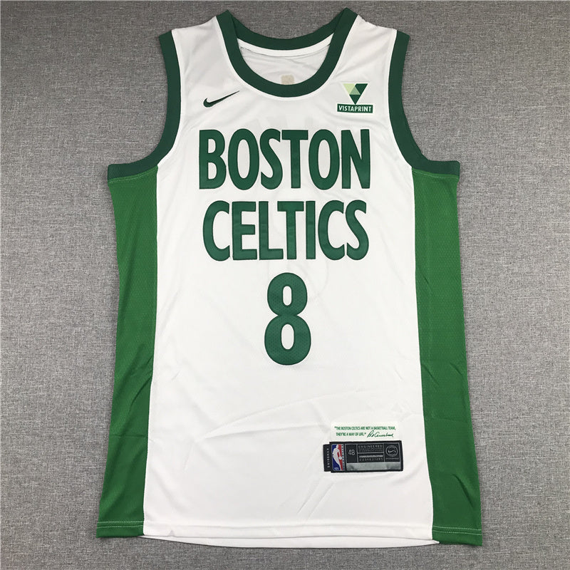 Size :Ｓ---Basketball Boston Celtic new jersey 00 Jayson Tatum white black 07 Jaylen brown