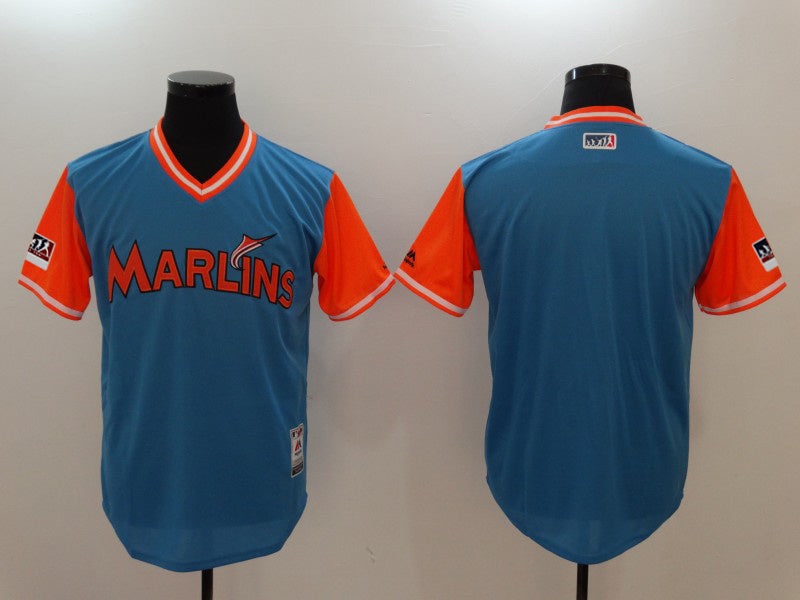 Size S--M--L--XL--XXL--3XL  MLB Miami Marlins Jersey