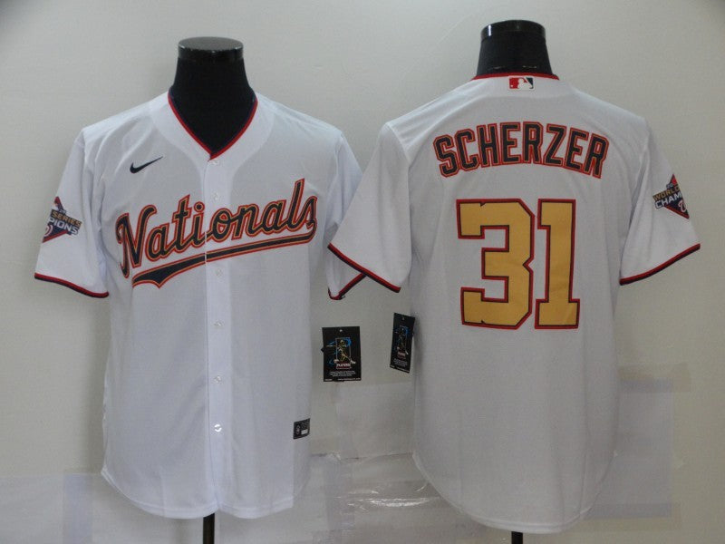 Size S--M--L--XL--XXL--3XL  MLB Washington Nationals Jersey