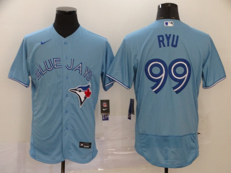 Size S--M--L--XL--XXL--3XL  MLB Toronto Blue Jays Jersey