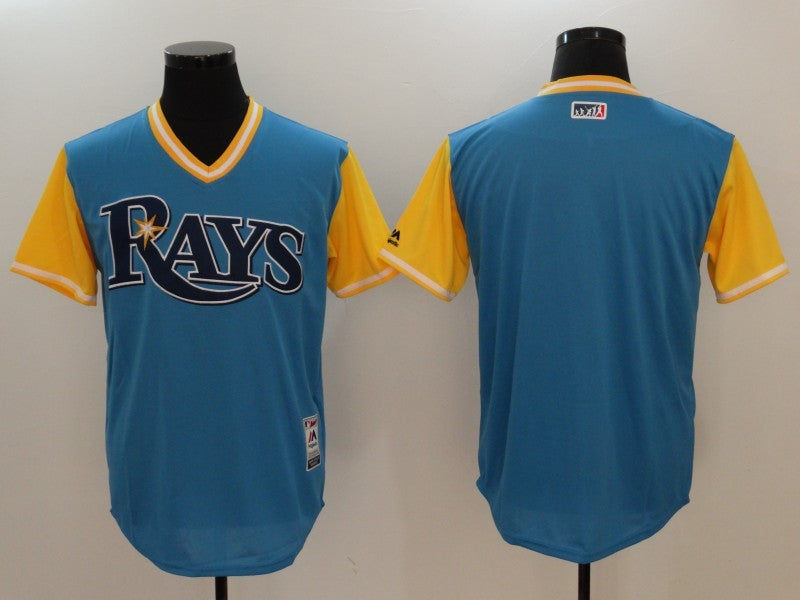 Size S--M--L--XL--XXL--3XL  MLB Tampa Bay Rays Jersey