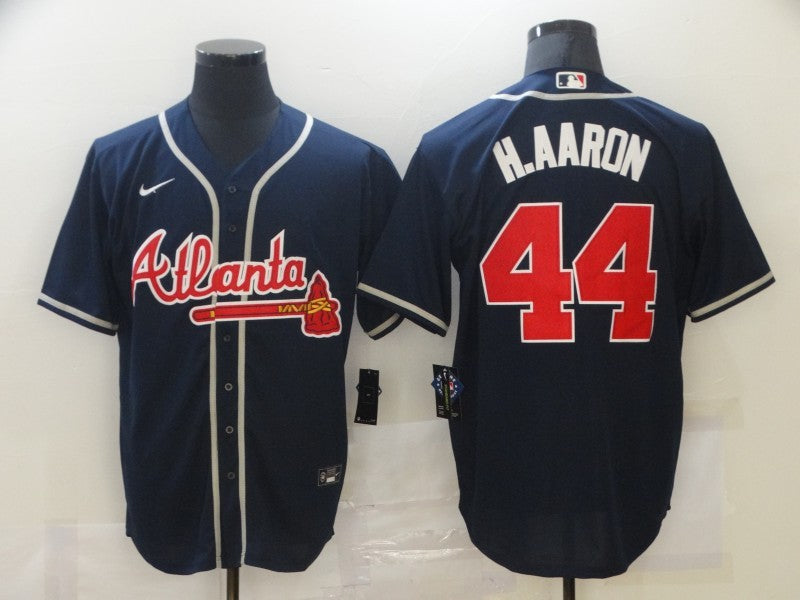 Size S--M--L--XL--XXL--3XL  MLB Atlanta Braves Jersey