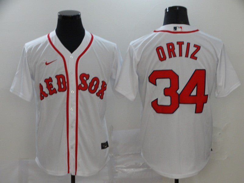 Size S--M--L--XL--XXL--3XL -MLB Boston Red Sox Jersey